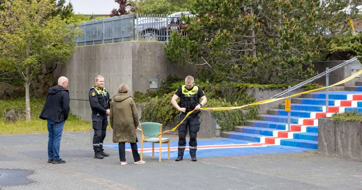 Skemmdarvargar við Grafarvogskirkju náðust á upptöku