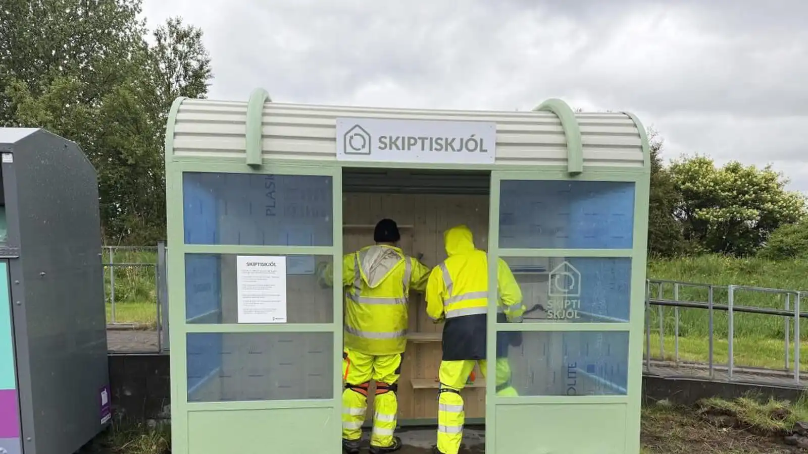 Skiptiskjól á þremur stöðum í Reykja­vík - Vísir
