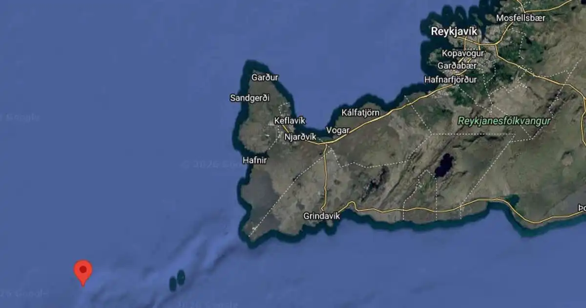 Skjálfti af stærð 2,9 á Reykjaneshrygg