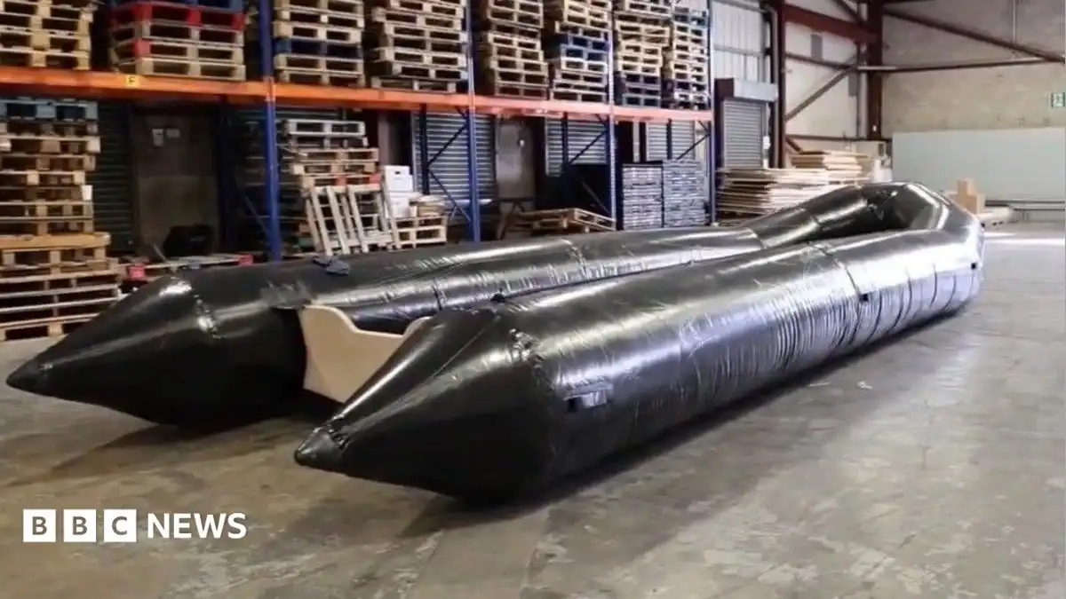 Small inflatable boats 'set for people smugglers' seized at East Midlands Airport