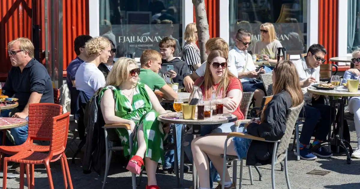 Sólin lætur sjá sig í borginni um helgina