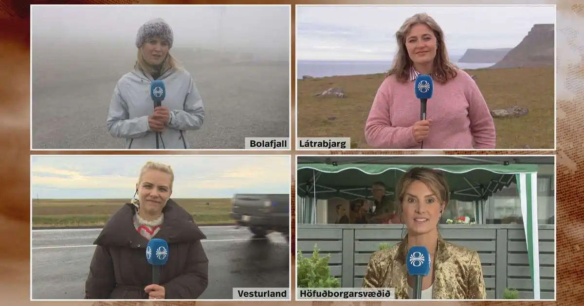 Sólmyrkvinn í sjónvarpsfréttum