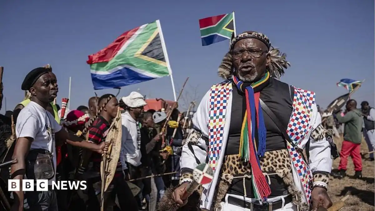 South African anti-migrant protesters should march peacefully, Cyril Ramaphosa warns