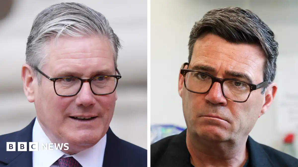 Starmer holds talks with Burnham as he seeks 'orderly' transition