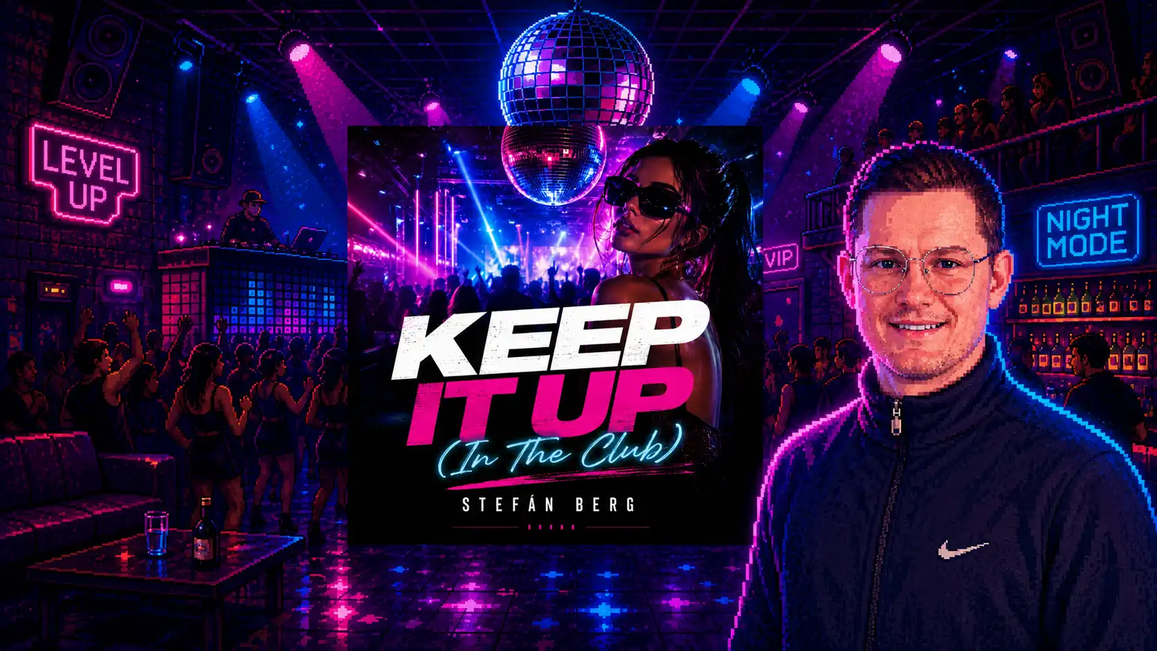 Stefán Berg sendir frá sér klúbbalagið „Keep It Up (In The Club)”
