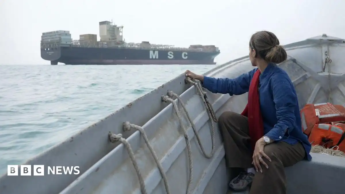Strait of Hormuz: BBC sees seized ships and stranded tankers on visit to Iran