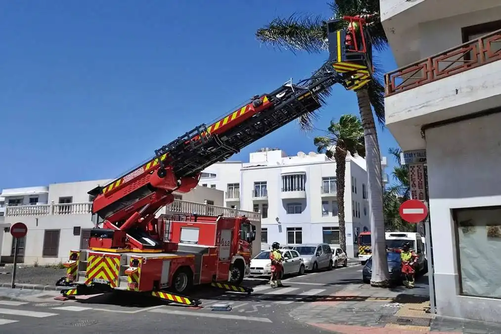 Strong winds cause several incidents in Lanzarote