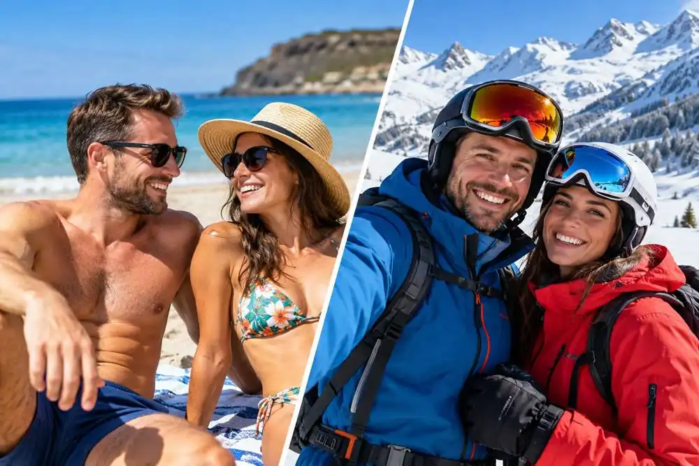 Sun or Snow? Two very different ways to enjoy a Winter Holiday
