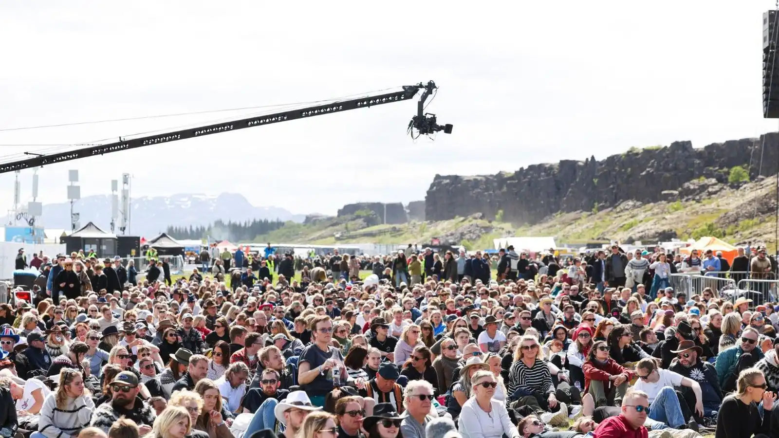 Svona er stemningin á Þing­völlum í dag - Vísir