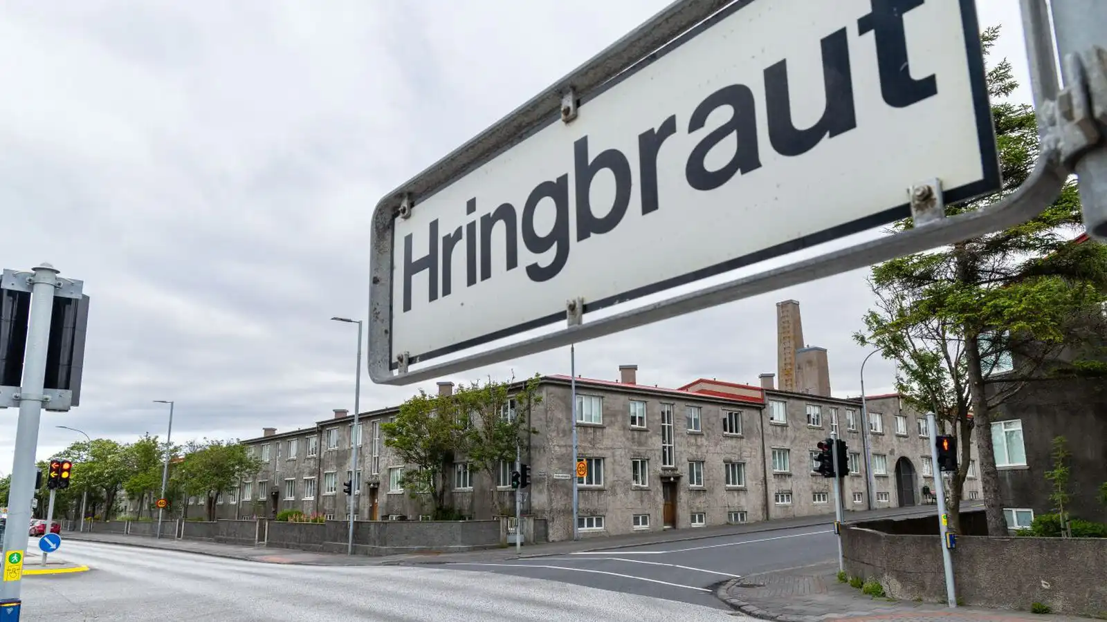 Tafir við gönguljós á Hring­braut ekki vegna bilunar - Vísir