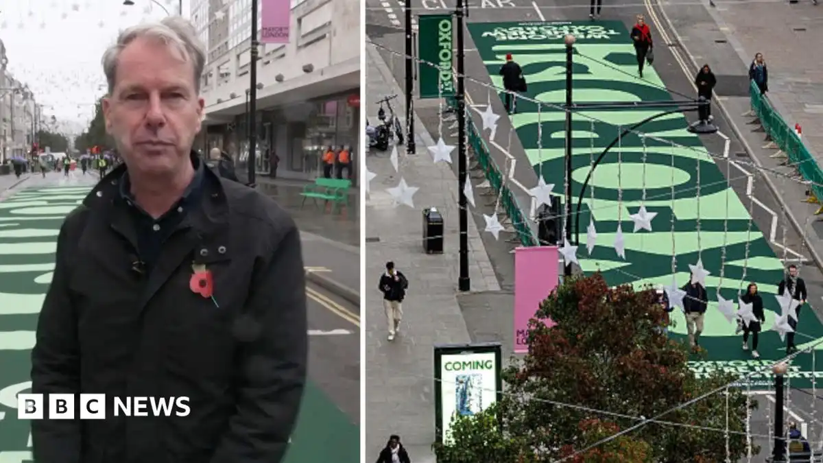 Take a stroll down newly-pedestrianised Oxford Street