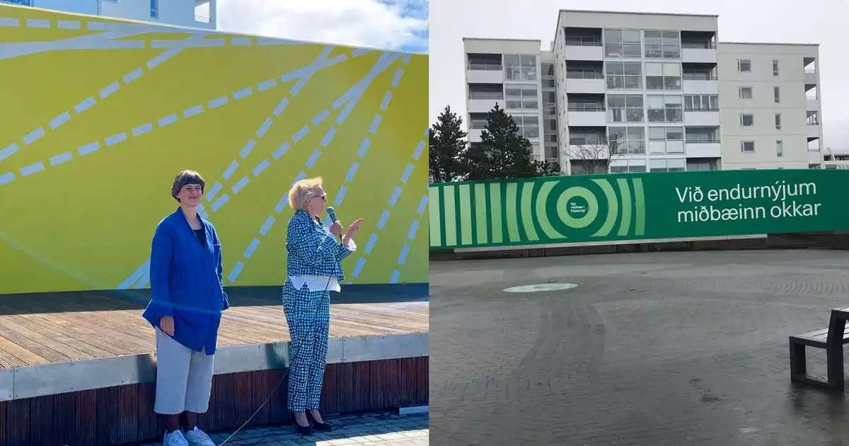 Telja samningsbrot að Kópavogsbær hafi málað yfir útilistaverk