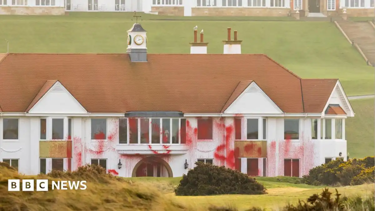 'Terrorist connection' over Trump Turnberry vandalism charges