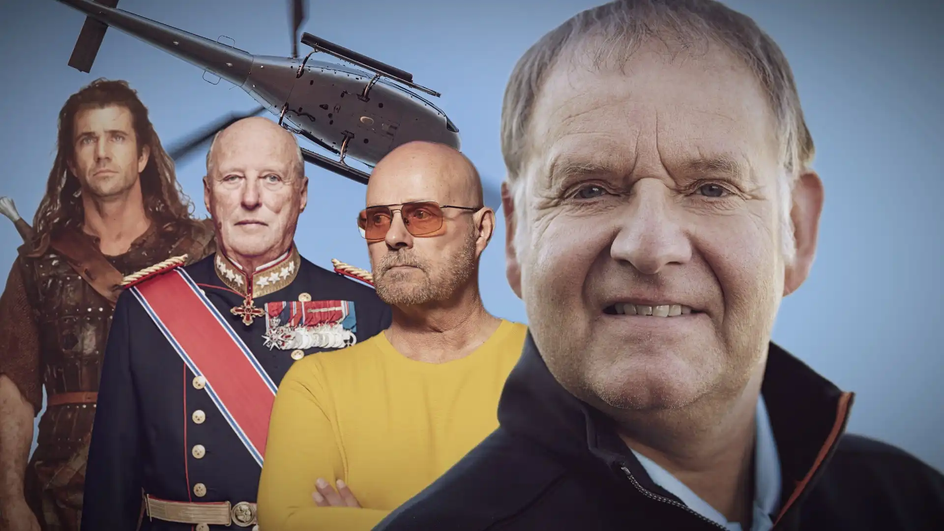 Þetta var svarið þegar óvæntur aðili bað Eyfa og Bubba um far með þyrlunni sem þeir leigðu
