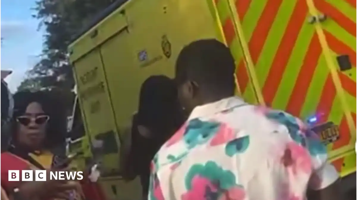 Three in hospital after fire and crush at festival in Barnet