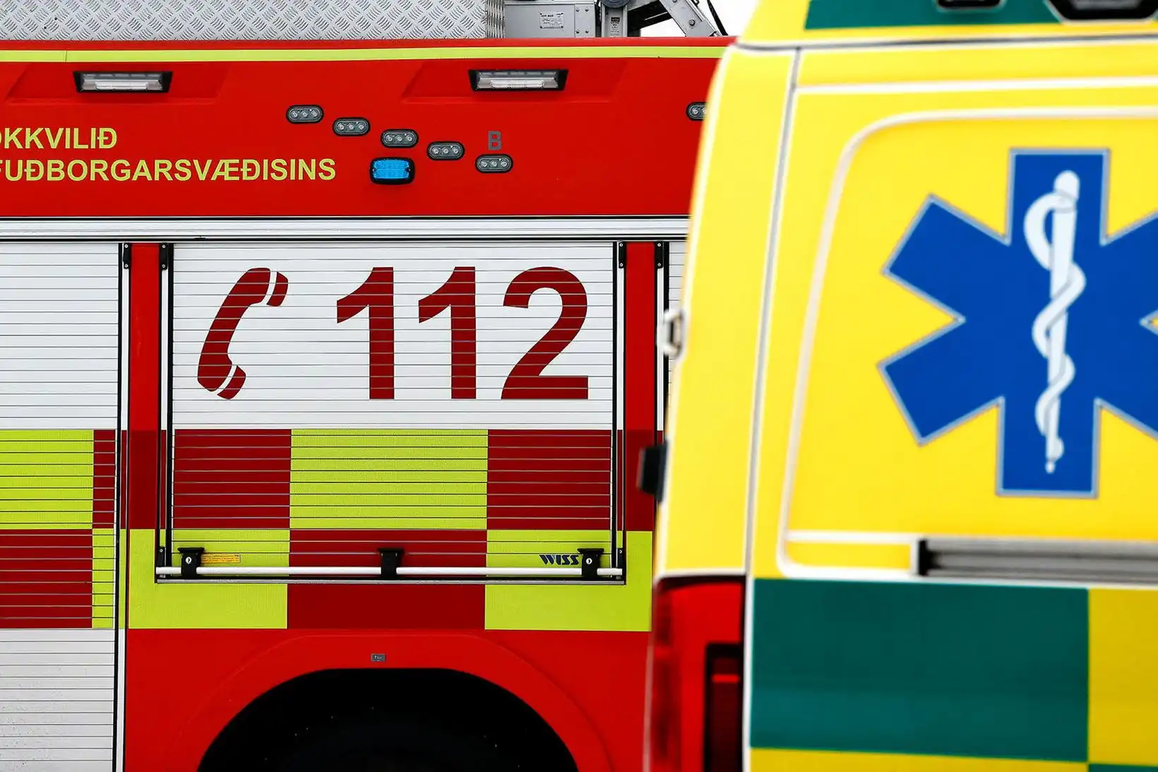 Þriggja bíla árekstur við Sprengisand - MBL.IS