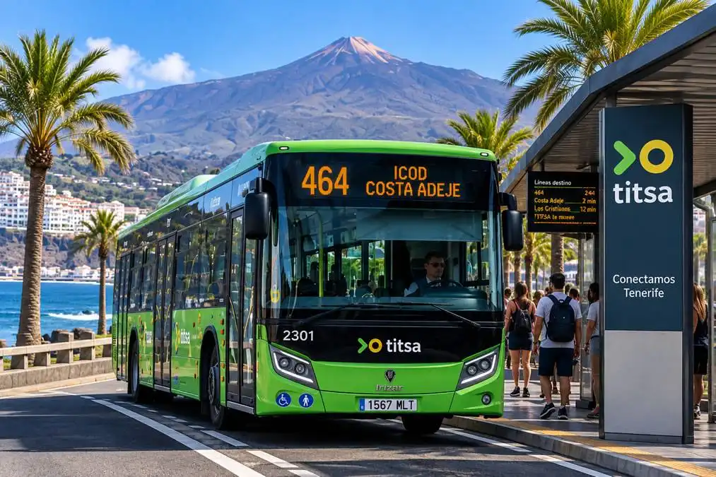 TITSA changes Tenerife bus timetables and launches new direct Costa Adeje route