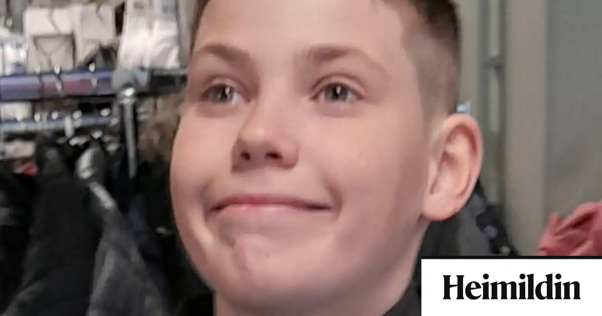 Tólf ára drengur týndur