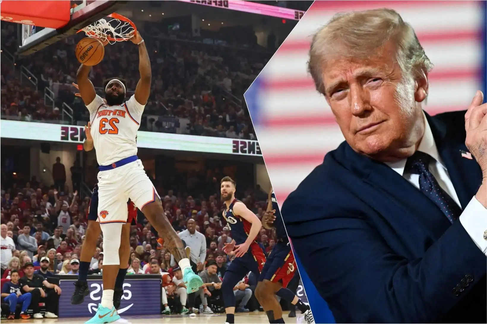 Trump ætlar ekki að missa af úrslitaeinvíginu - MBL.IS