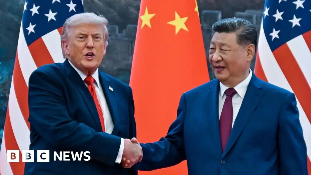 Trump China visit: Key moments from day one