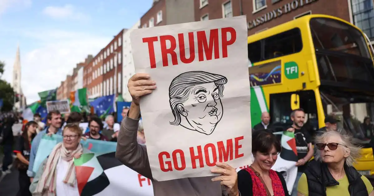 Trump lagði til sameiningu með Norður-Írlandi