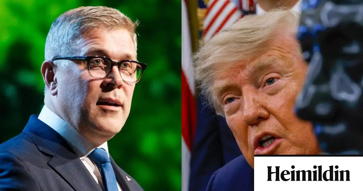 Trump ræddi við Bjarna um Ísland sem 51. ríki Bandaríkjanna