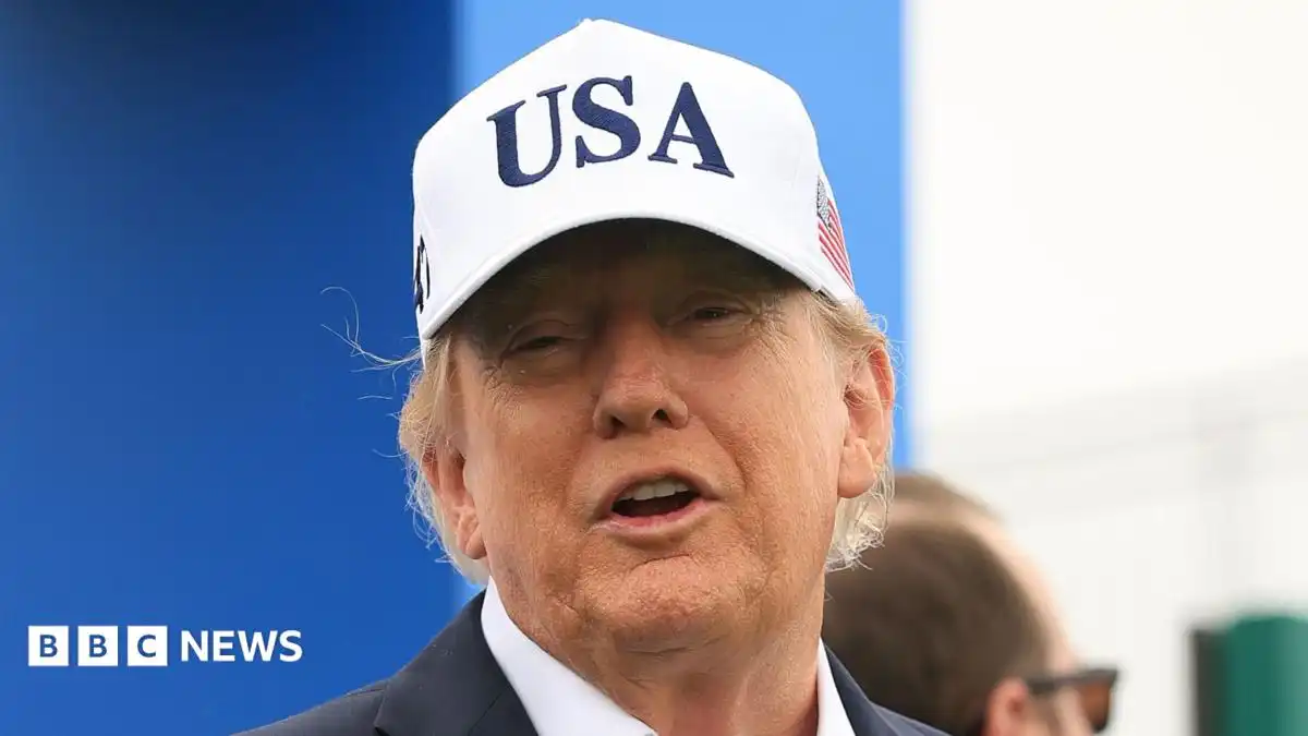 Trump: US president says Northern Ireland joining Ireland only natural