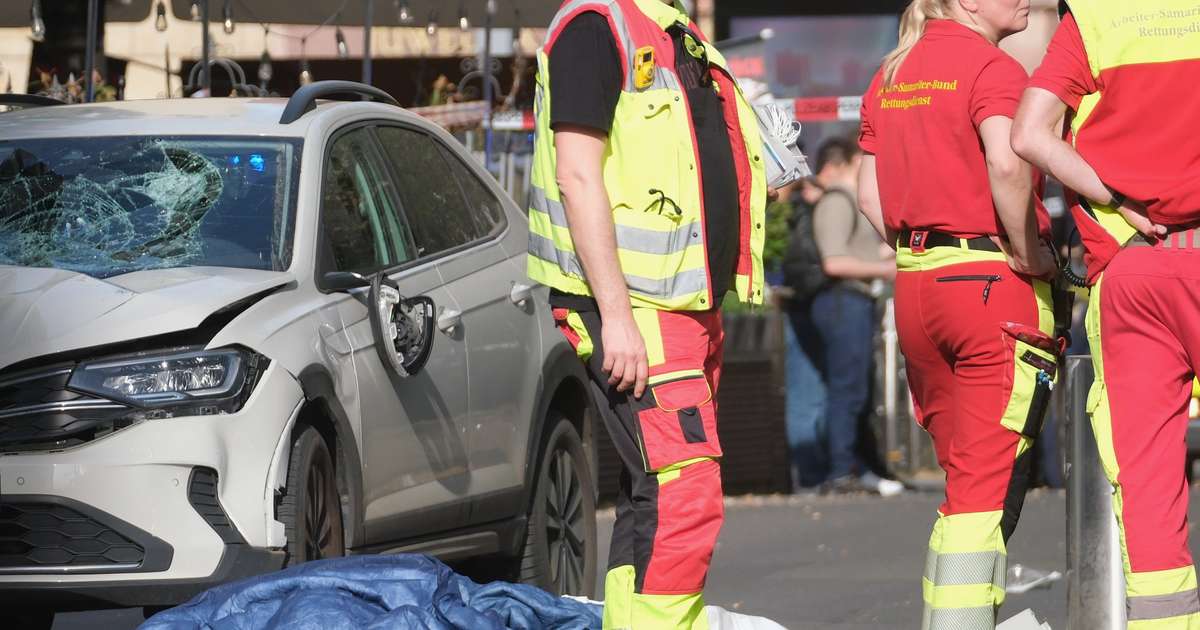 Tveir látnir í Leipzig — keyrt inn í mannfjölda