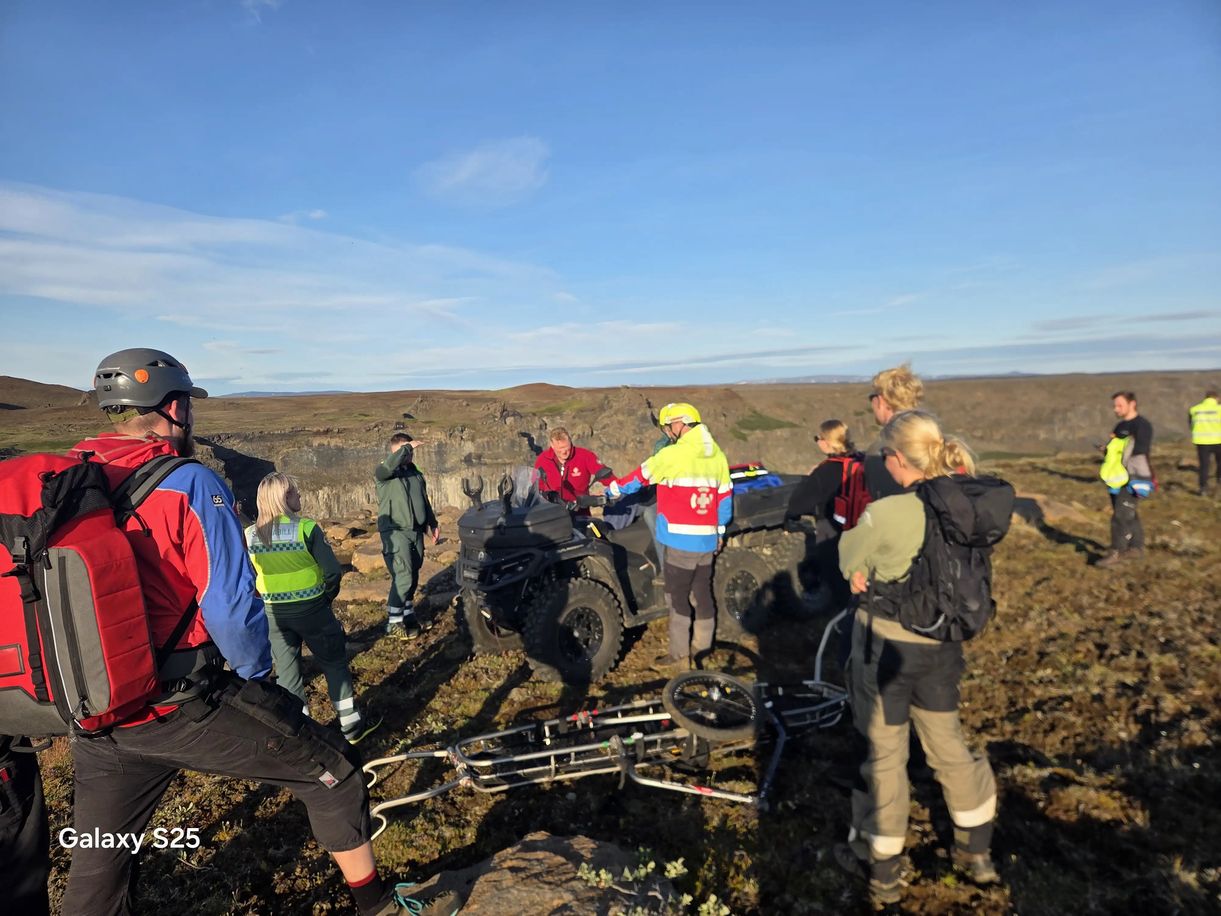 Tvö útköll björgunarsveita vegna slasaðra ferðamanna í dag