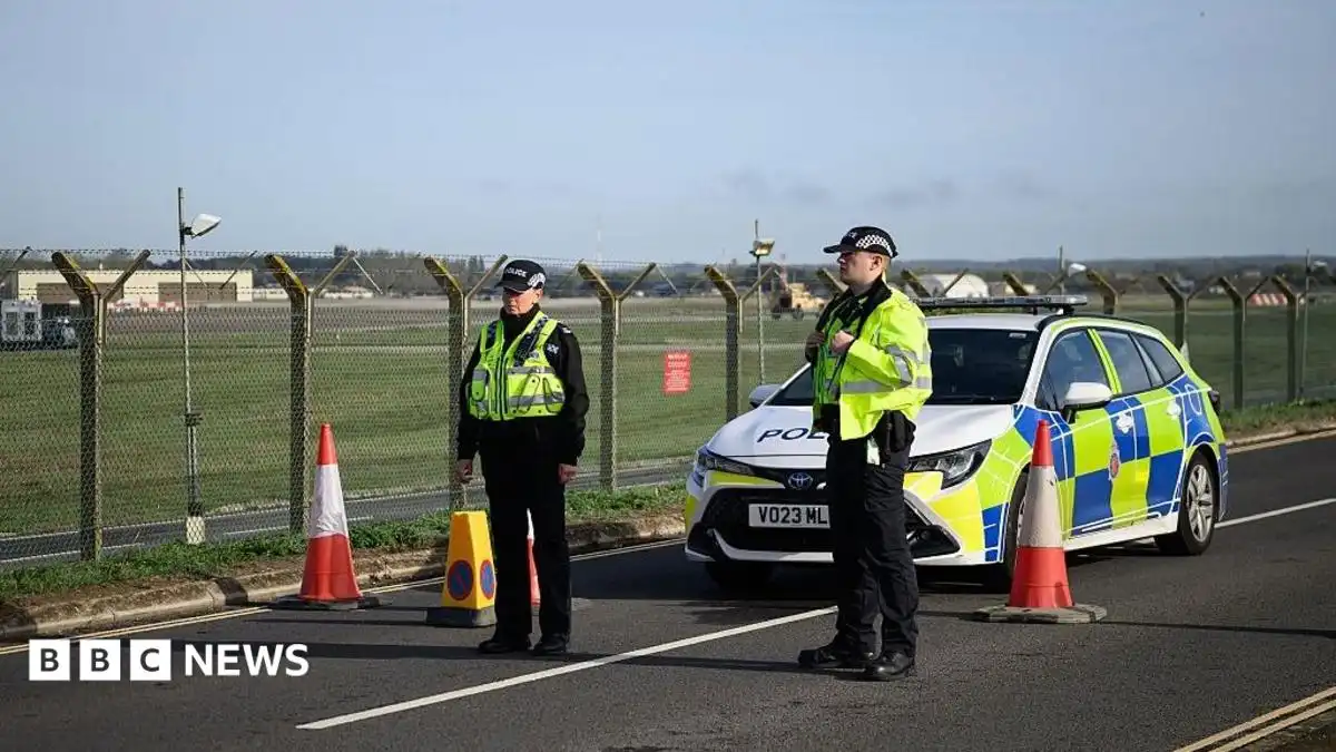 Two re-arrested on suspicion of assisting Iran intelligence after RAF Fairford incident