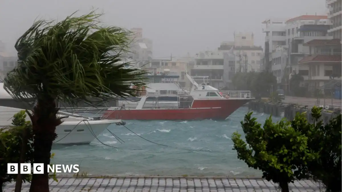 Typhoon Bavi: China's second major storm in a week makes landfall