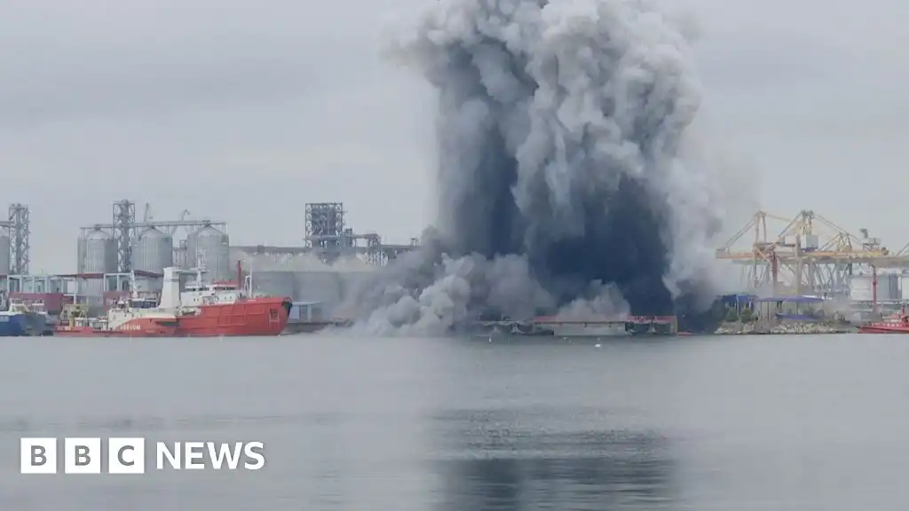 Ukraine strikes cargo ships and admits Romania drone blast
