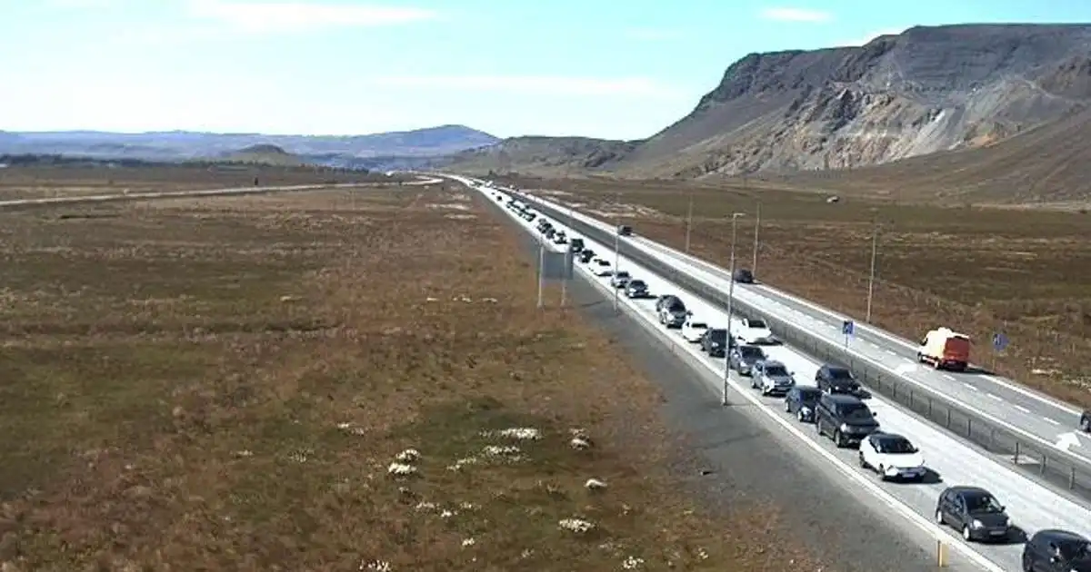 Umferð farin að þyngjast við Selfoss