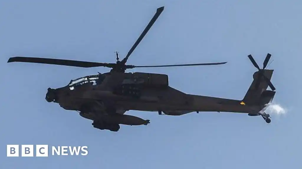 US striking Iran in response to downing of helicopter, military says