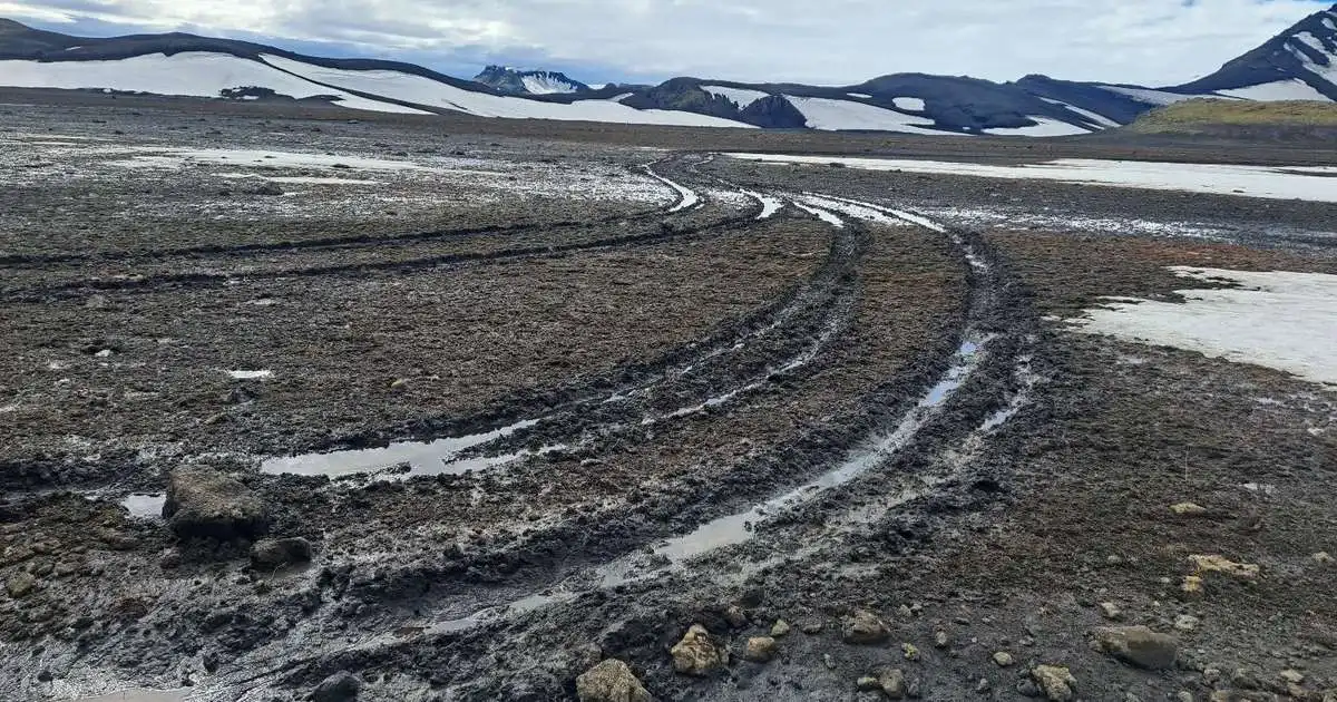Utanvegaakstur á Suðurlandi litinn alvarlegum augum