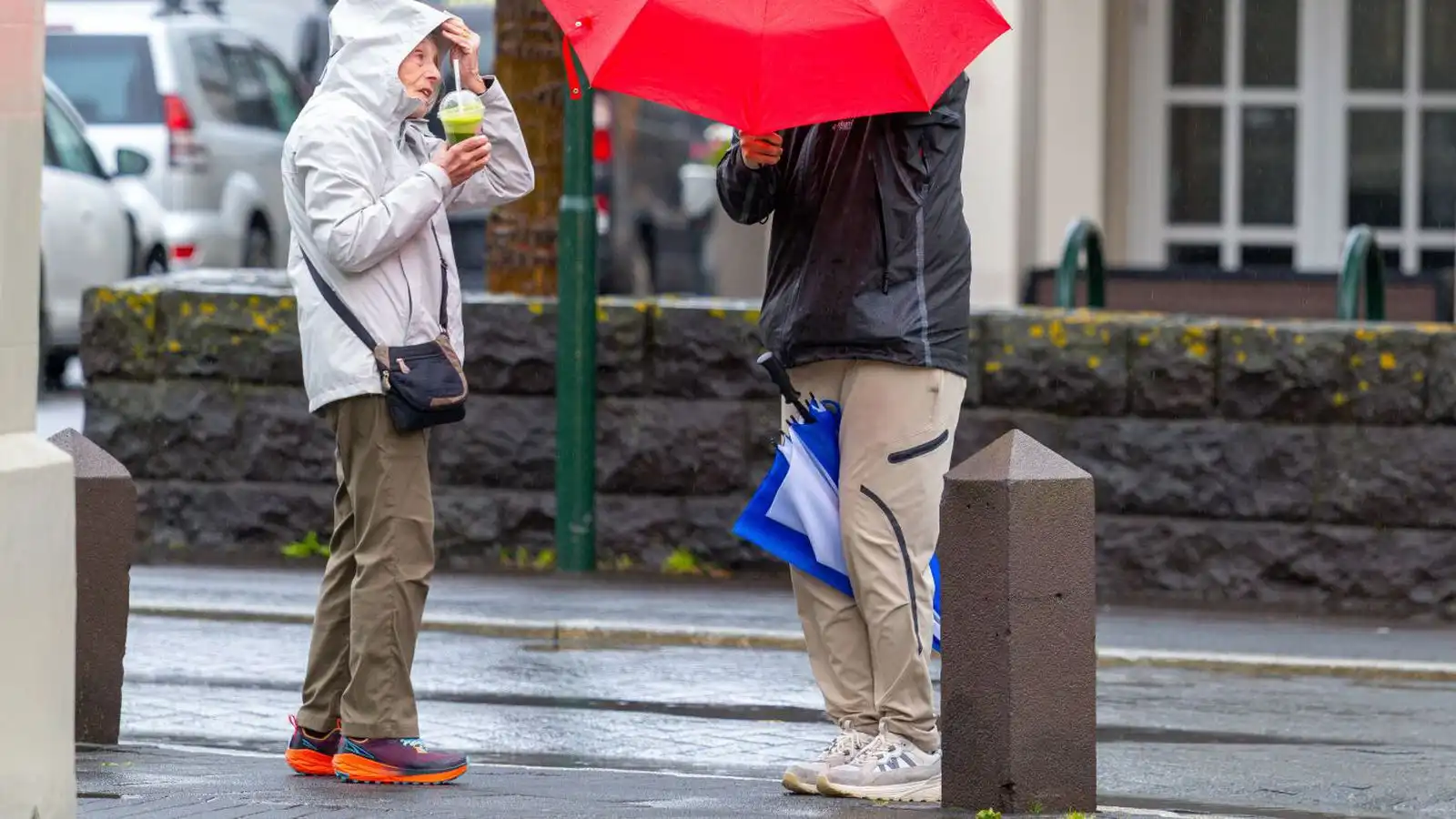Út­lit fyrir úrkomubakka og þoku­loft - Vísir