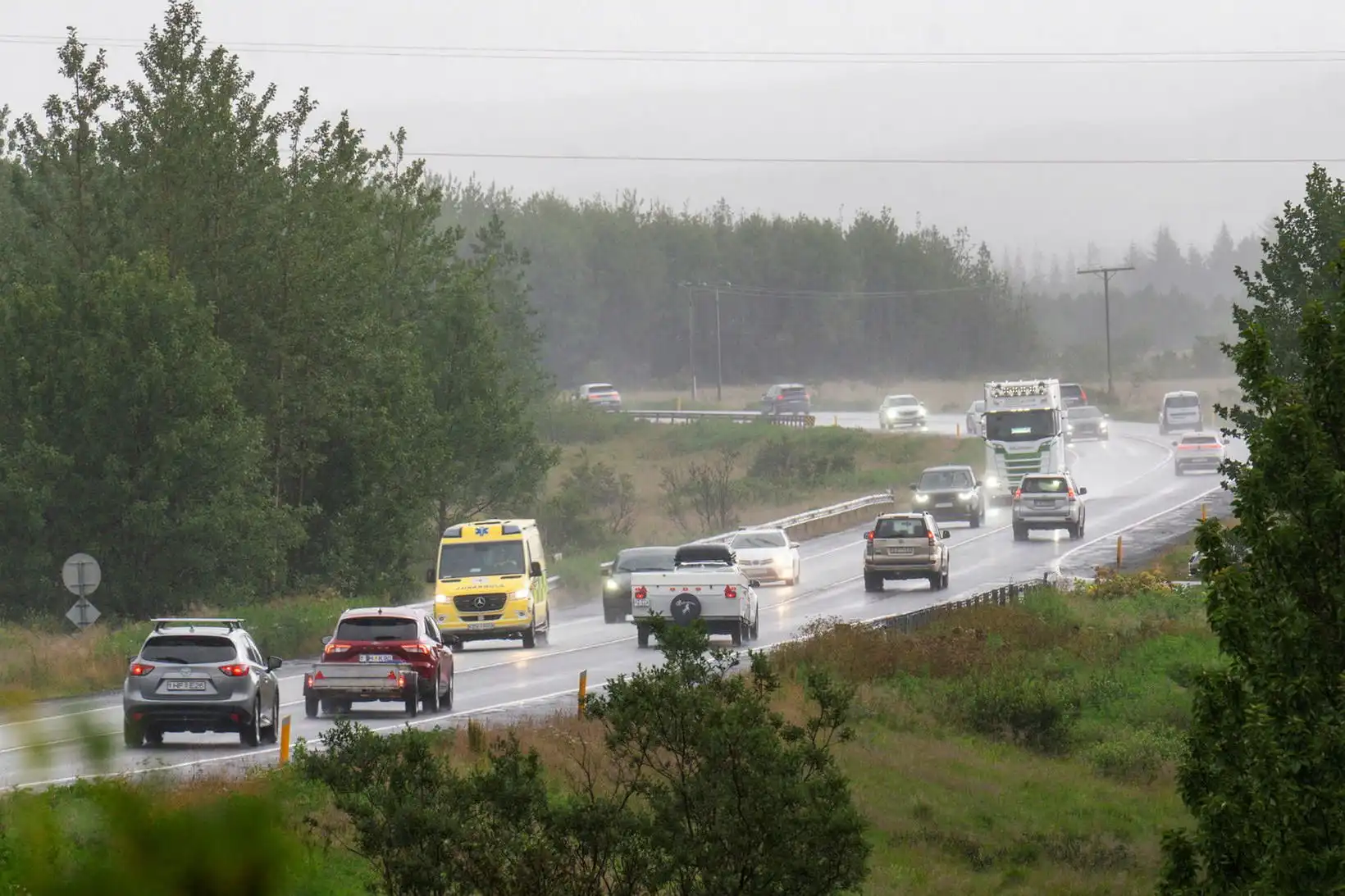 Væta víða um land fram undan - MBL.IS