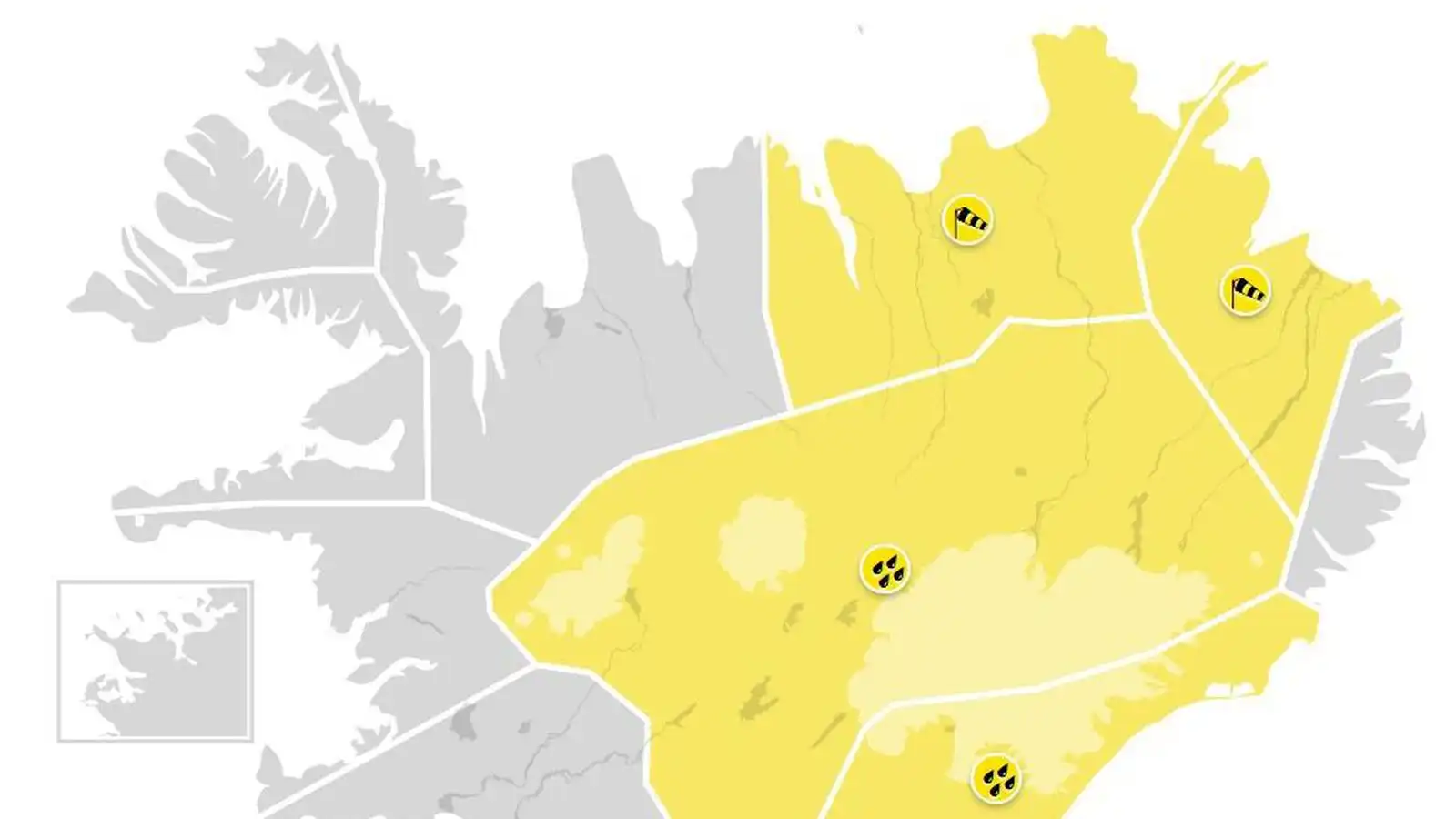 Vara við stormi á norðaustan­verðu landinu - Vísir