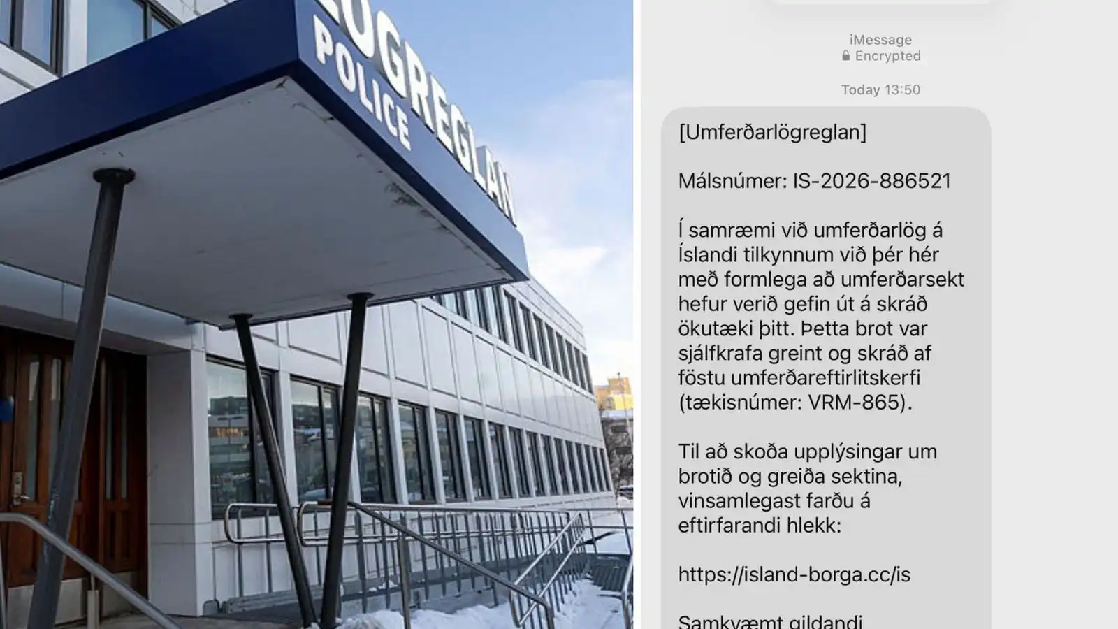 Vara við um­fangs­miklum netsvikum í nafni lög­reglunnar - Vísir