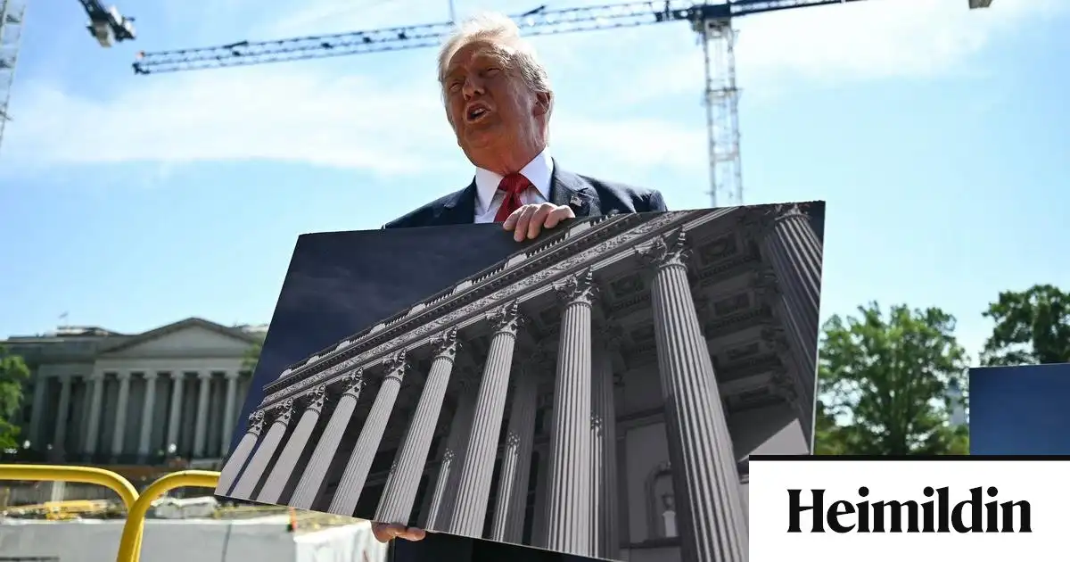 Veislusalur Trumps með „drónaveldi“ á þakinu