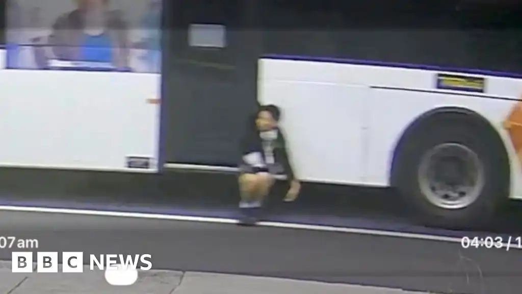 Video shows trapped schoolboy dragged by bus in Australia