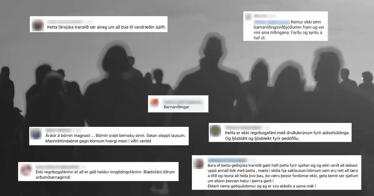 Vildu ekki ræða hatursfullar færslur sínar