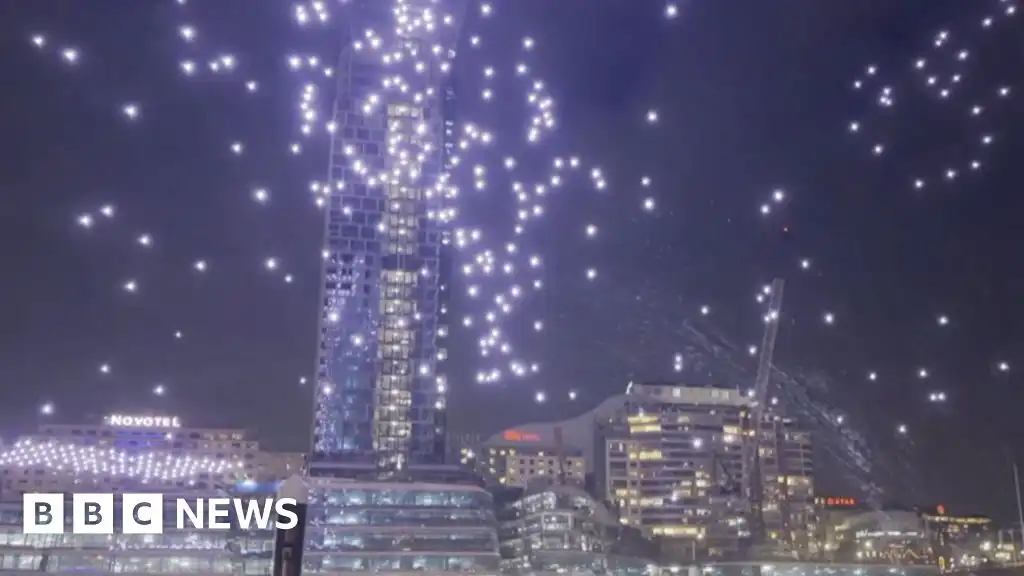 Vivid Sydney: Dozens of drones crash into Sydney harbour during light show glitch
