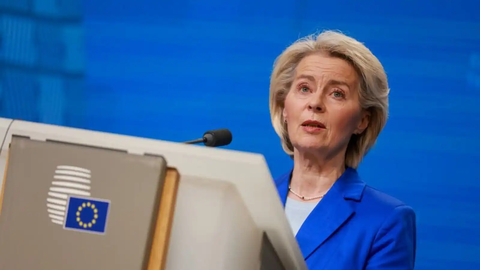 Von der Leyen kallar eftir á­taki um öruggari landa­mæri - Vísir