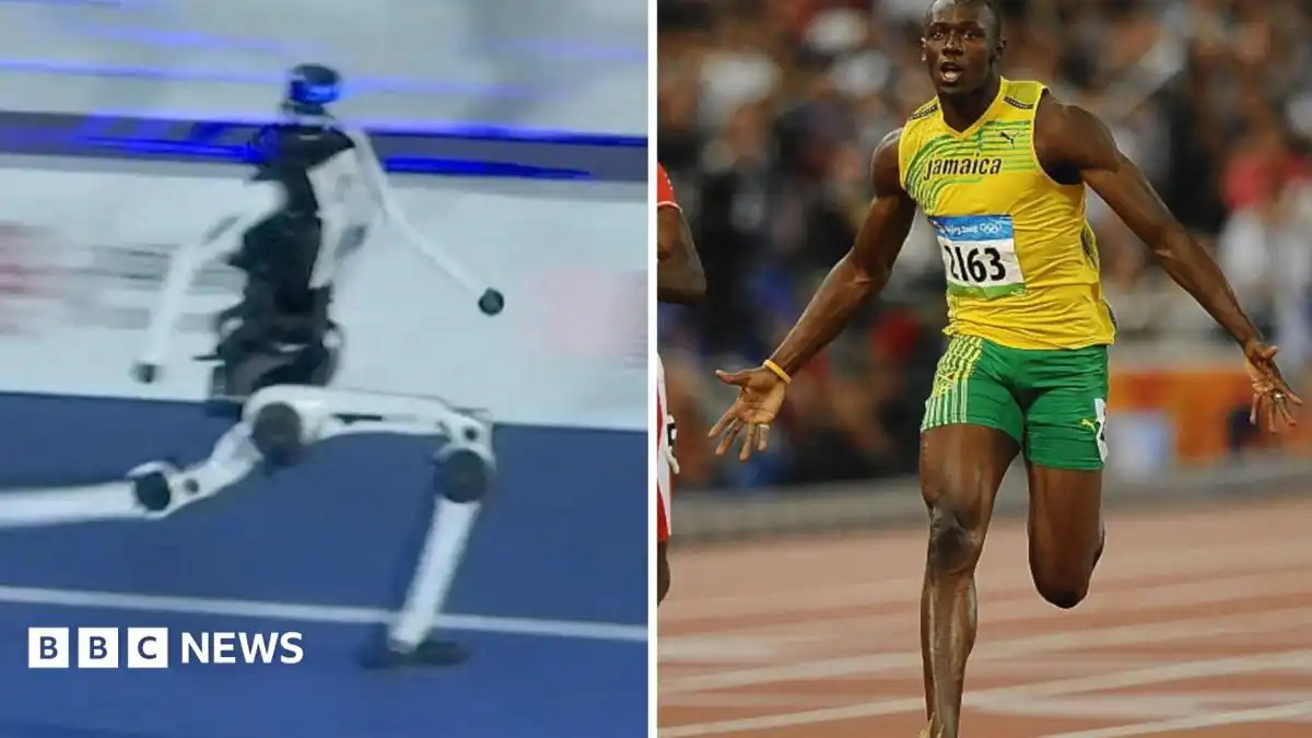 Watch: Moment robot beats Usain Bolt's 100m record in China
