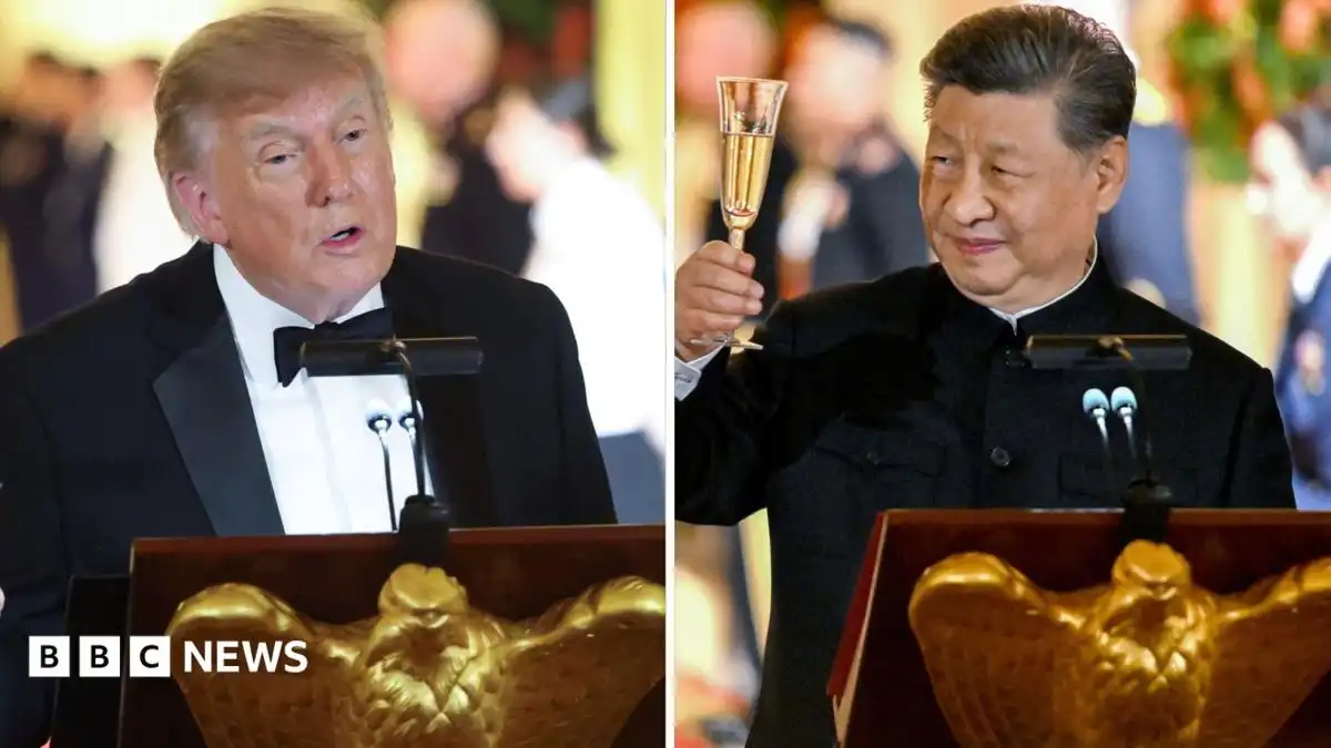 What was it like inside the Trump-Xi White House dinner?