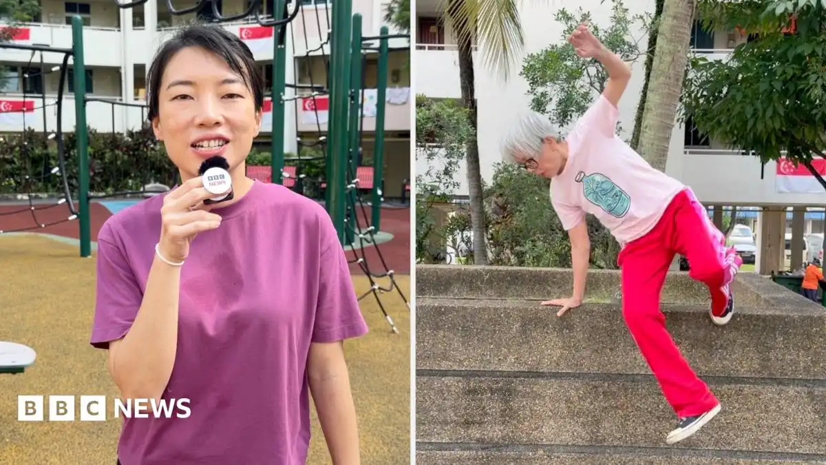 Why are seniors in Singapore doing parkour?