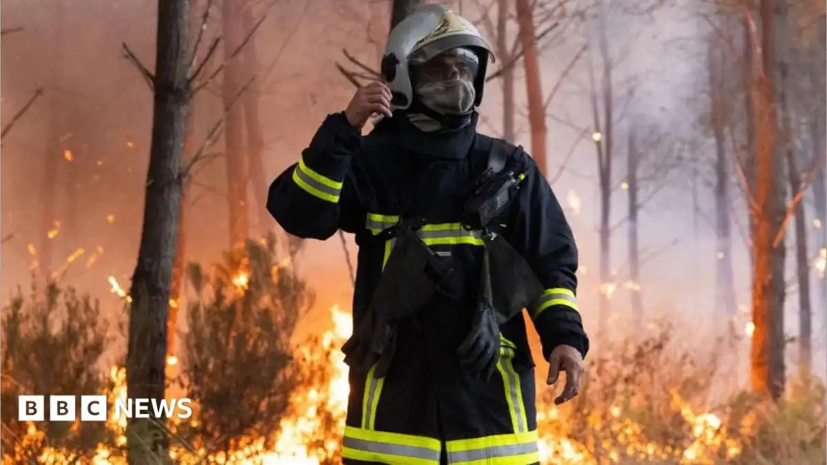 Wildfire now nine miles from French city of Bordeaux, mayor warns