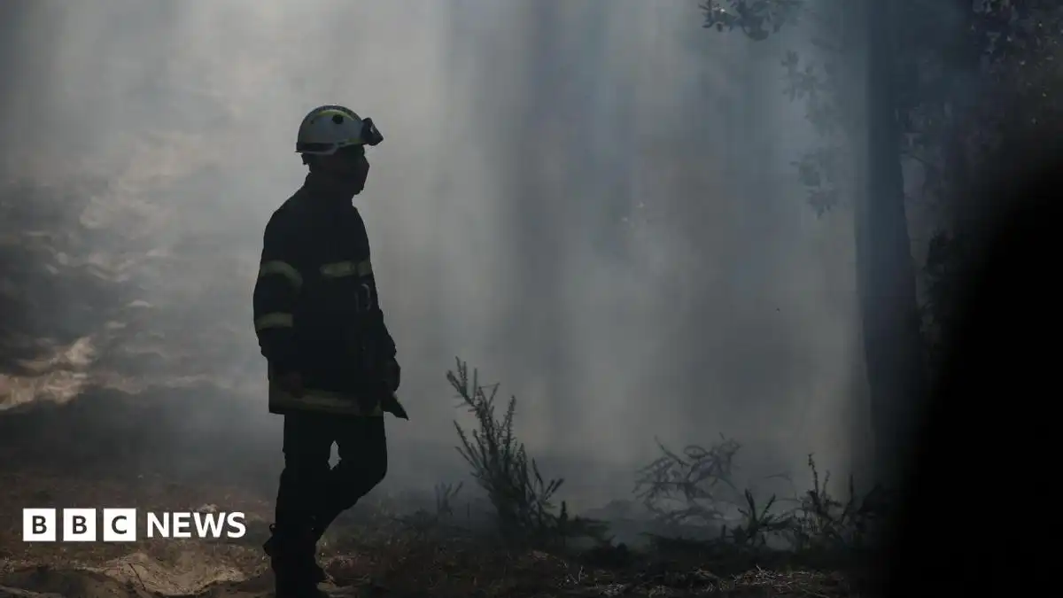 Wildfires in south-west France flare up as region braces for new 40C heatwave