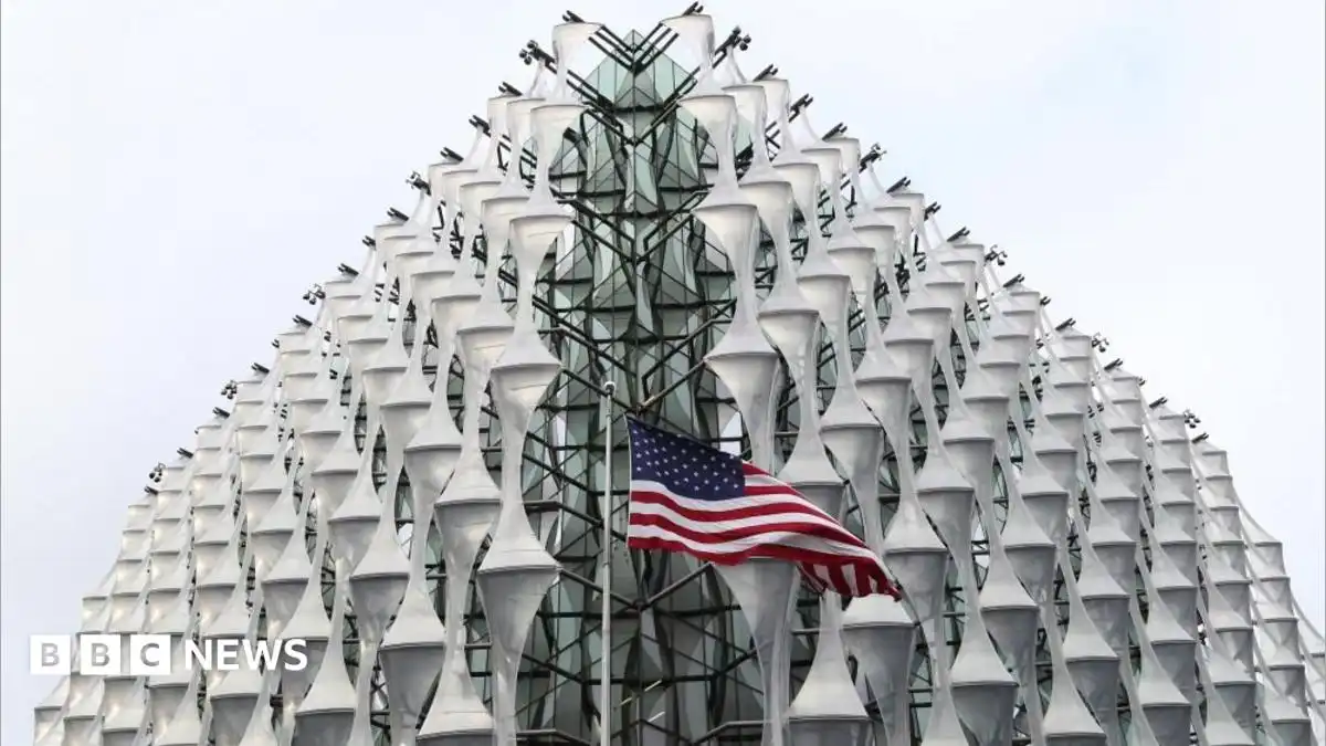 Worker at US embassy in London investigated over abuse images is senior Air Force member